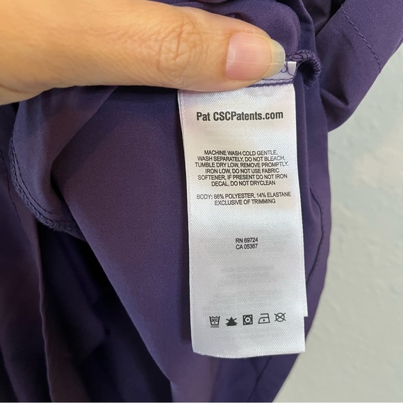 Columbia Purple Omni-Wick Dress Sz M - Picture 6 of 9
